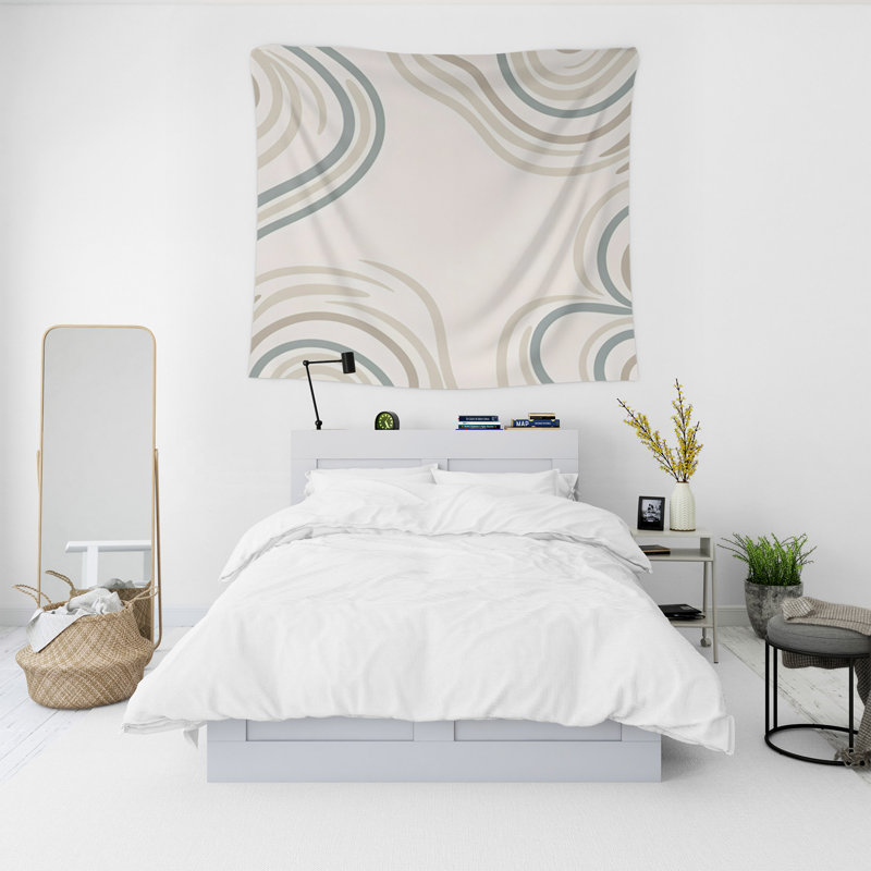 Tapisserie murale, H 60 po x l 51 po x P 0,5 po