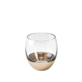 Metallic Orb Drinking Glass