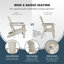 Ensemble de 2 chaises Adirondack Seashell-1535929157