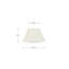 Silk Pleated Empire Shade-48361196-48361198