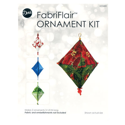 FabriFlair Ornament Kit Trilliant Pattern, 3-1/2" Long