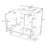 Bathroom Vanity with Sink, Shelf and Three Drawers-1427512307