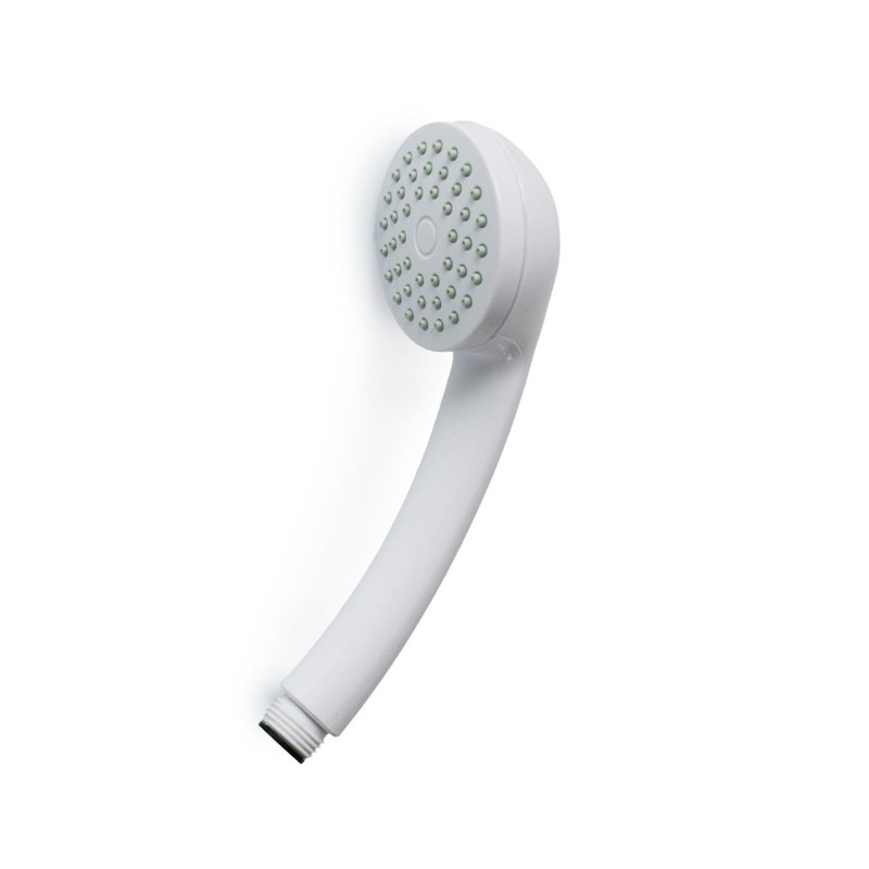 Almeria Single Mode Shower Head - White, White