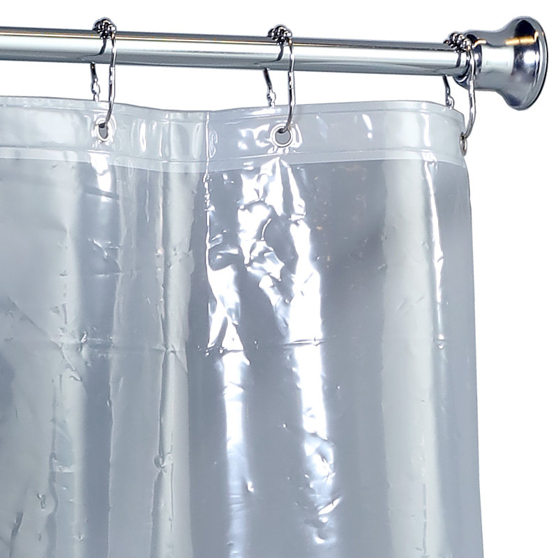 Doublure de douche en vinyle Linares, Transparent