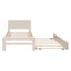 Structure de lit plateforme moderne avec lit gigogne-224361473