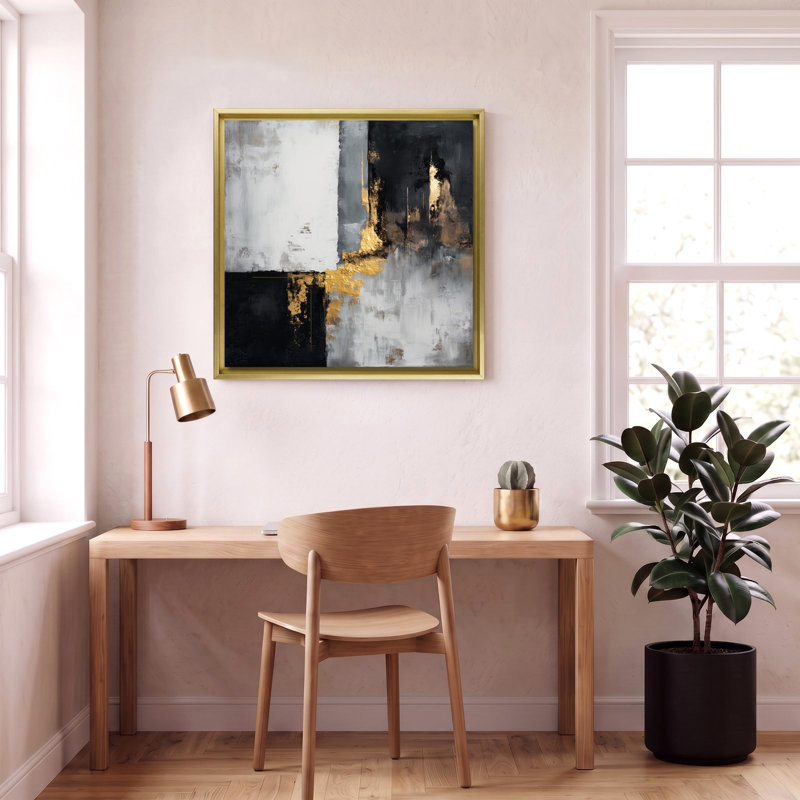 Gilded Resolve, 26" H x 26" W