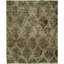 Chelsea Wool Damask Area Rug in Brown-1016251790