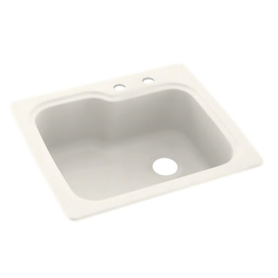 25 " L Single Bowl Solid Surface Kitchen Sink