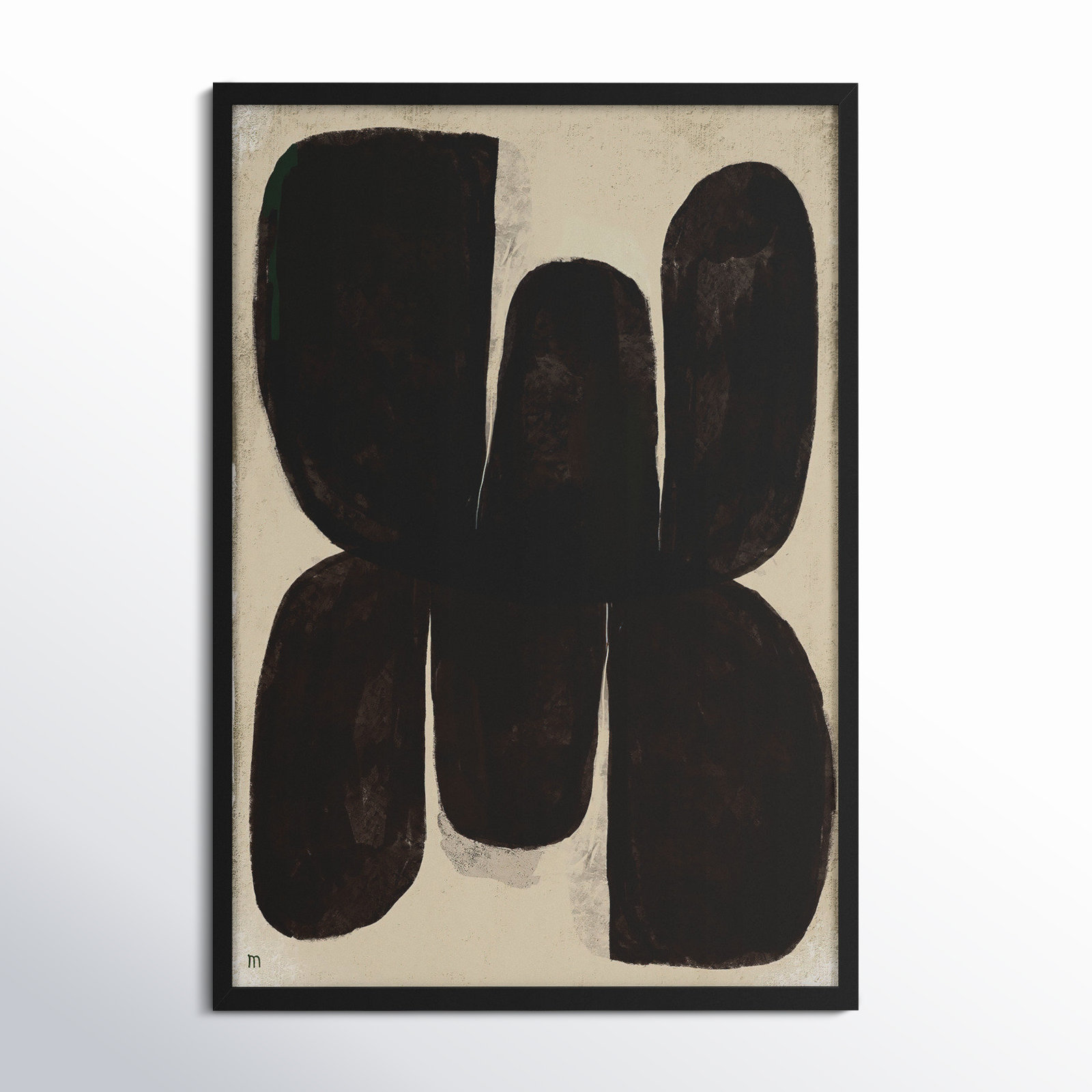 Night Butterfly by StudioM, Black, 20" H x 14" W x 1.25" D