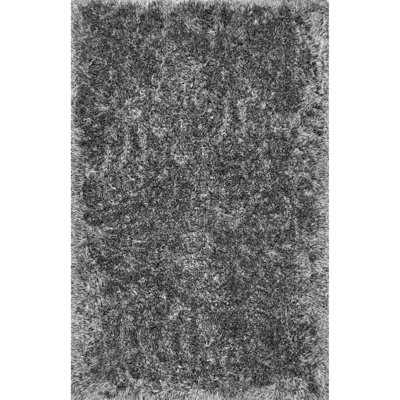 Brinskelle Solid Shag Area Rug for Living Room Bedroom Dining Room Nursery, Grey