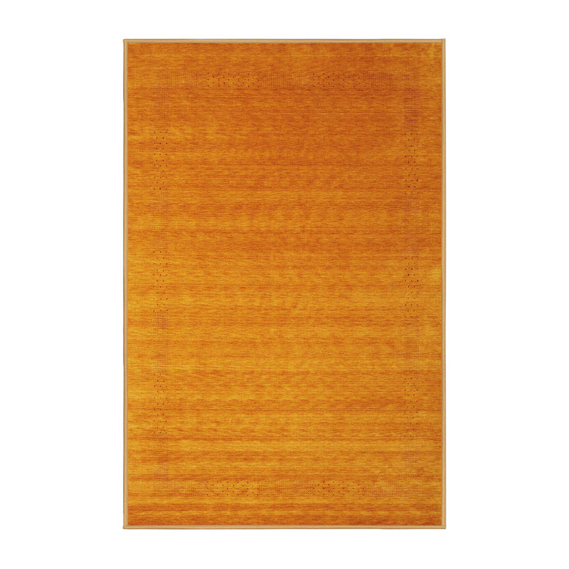 Tapis contemporain jaune, Rectangle 8 pi 0 po x 10 pi 0 po