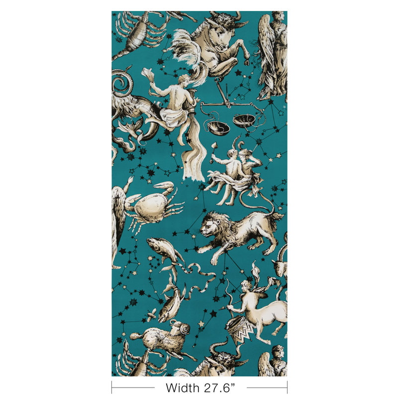 Celeste Cosmique Paper Roll, Teal