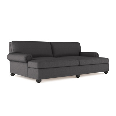 Leroy 96" Recessed Arm Sofa Bed