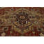 Grand tapis géométrique fait à la main 12 x 15
