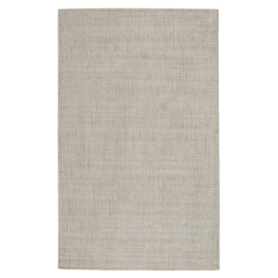 SAMPLE-Eastvale Solid Hand-Woven Ivory Area Rug - 1'6"x1'6"