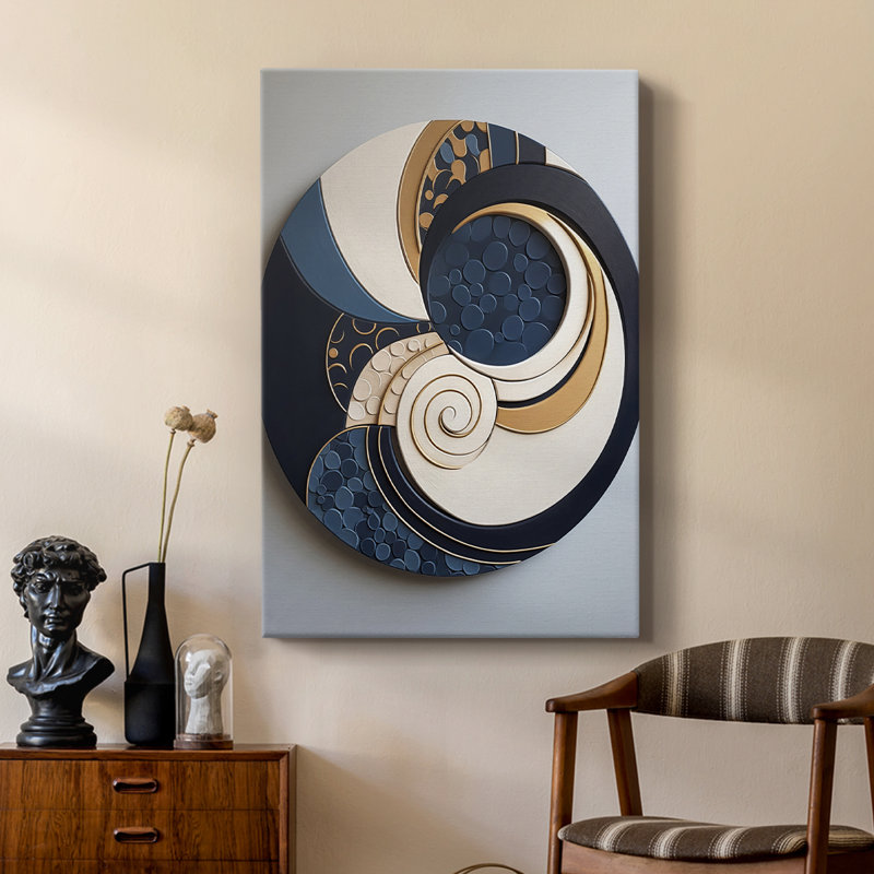 ABSTRACT Series DLIV - Gallery Cavas sur mesure, H 48 po x l 32 po
