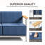 Ensemble de conversation moderne pour 7 à 9 personnes avec 4 fauteuils Coan-265068923