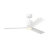 Visual Comfort Fan Cleancut Smart 54 LED Indoor Ceiling Fan with Threaded Downrod, Matte White ABS blades and Handheld Remote from Visual Comfort Fan-879090194-879090197