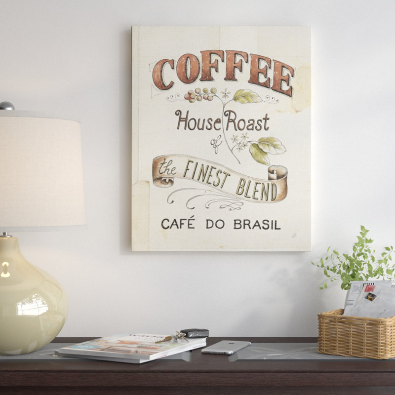 " Authentic Coffee IX " by Daphne Brissonnet, 24" H x 20" W, Wrapped Canvas