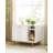 Cat Litter Box Enclosure Enclosed, Hidden Litter Box Cabinet Furniture with Storage, Wooden Indoor Cat House Large, Modern End Table for Living Room Entryway, White and Gold-1208479958-1208479952