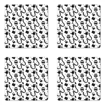 Square 4 Piece Coaster Set