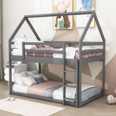 Lit superposé simple avec échelle pour enfant Phenix