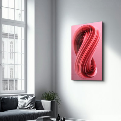 Élégante peinture murale en verre trempé de 13,8 po x 21,7 po | 100% verre trempé, épaisseur: 0,16 pouce | Imprimé UV pour des couleurs éclatantes | Parfait pour la décoration intérieure, le salon et les espaces de bureau