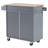 Amedeu Solid Wood Top Kitchen Cart