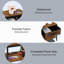 Ensemble de tables de bout Issai-844781376