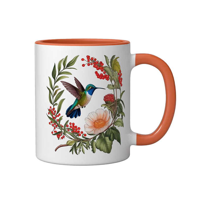 Ceramic Coffee Mug, Orange