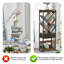 127cm H x 22cm W Metal Standard Bookcase-480210005