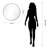 Alayha Stainless Steel Round Mirror