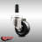 Soft Rubber Swivel Expanding Stem Caster