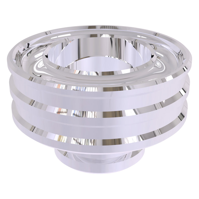 Photophore en laiton 1,75 po, Chrome poli