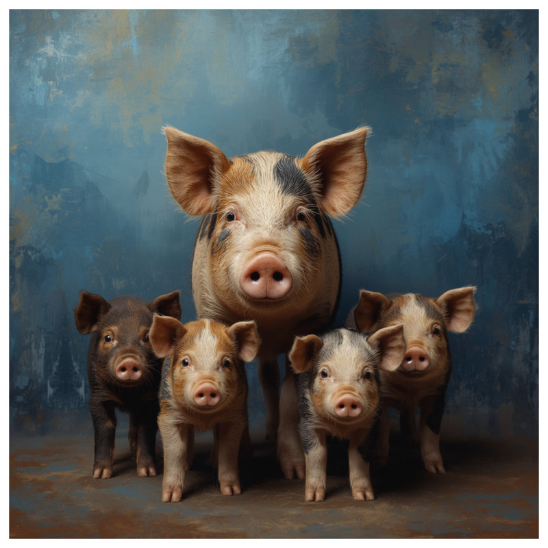 Édredon cochon, Lit simple