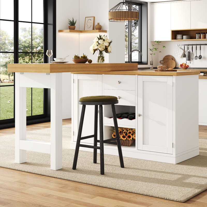 Kitchen Island, Black