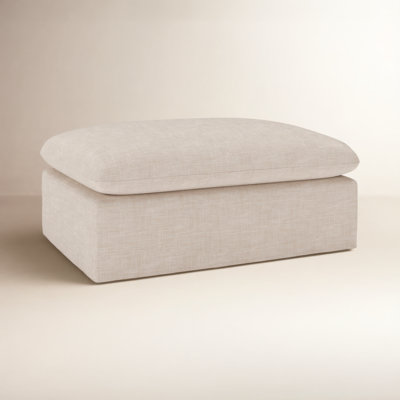 Luna Slipcovered Ottoman And A Half
