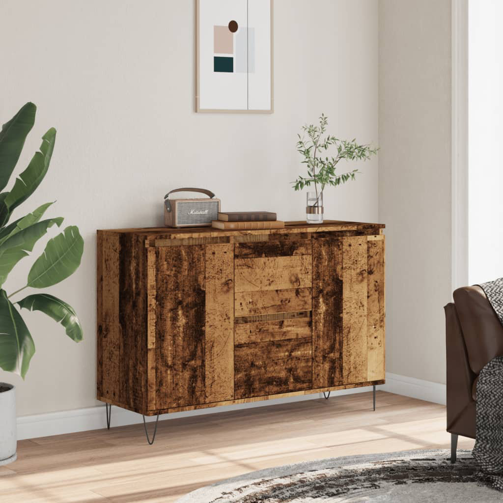 Vidaxl Sideboard Altholz-Optik 104X35x70 Cm Holzwerkstoff