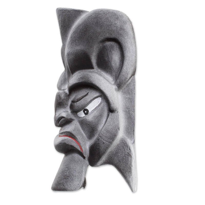 Décoration murale masque en résine boruca warrior
