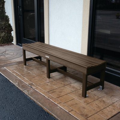 Elyse Plastic Picnic Bench by Rosecliff Heights
