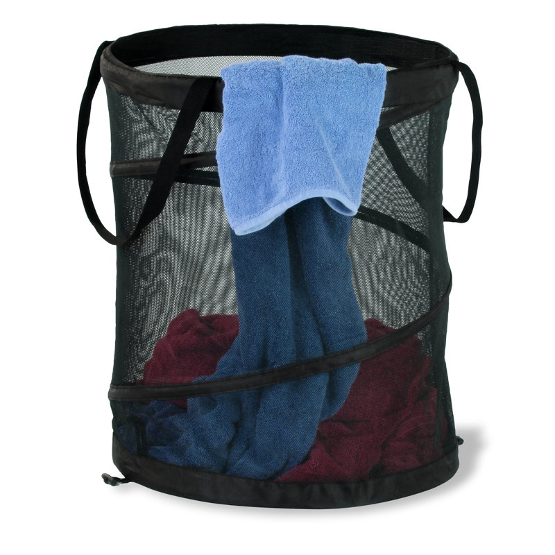 Mesh Laundry Hamper, Medium