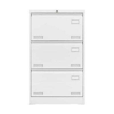 Mirri Locking Metal File Cabinets with Three Drawer by Inbox Zero