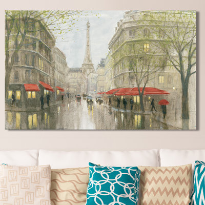 «Impression of Paris», reproduction d'art sur toile tendue