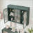 3-Door Arched Wall Mounted Glass Cabinet-126619741