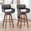 Tabourets pivotants rembourrés en similicuir Modern-1436177525-1436177515