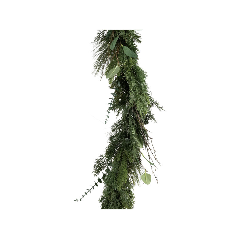 Artisan Pine & Eucalyptus Garland with Twigs