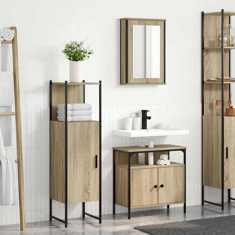 Frame Mounted Bathroom Cabinet