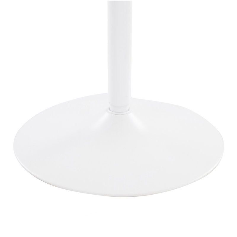 Table de salle à manger Dakota, 29.75"H x 36"L x 36"W, Blanc, Blanc