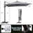 128'' X 104'' Rectangular Cantilever Umbrella, Weighted Base Does Not Include-2029527848