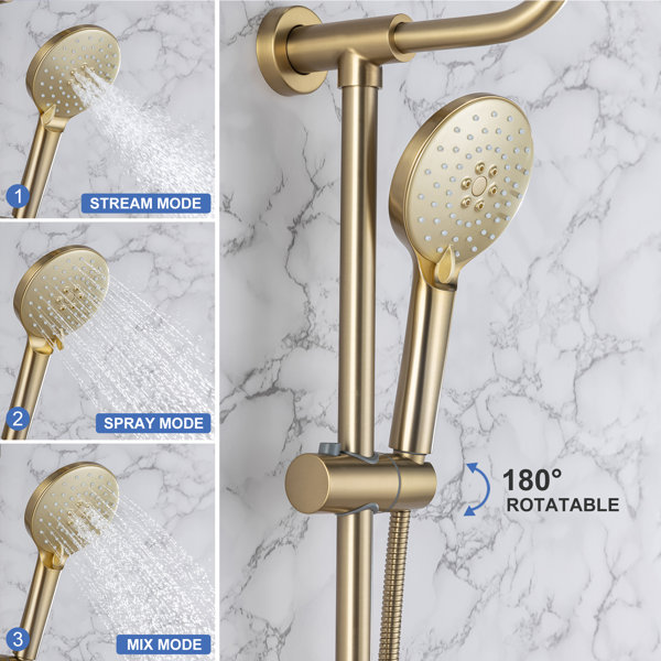 Rainlex Complete Shower System & Reviews | Wayfair